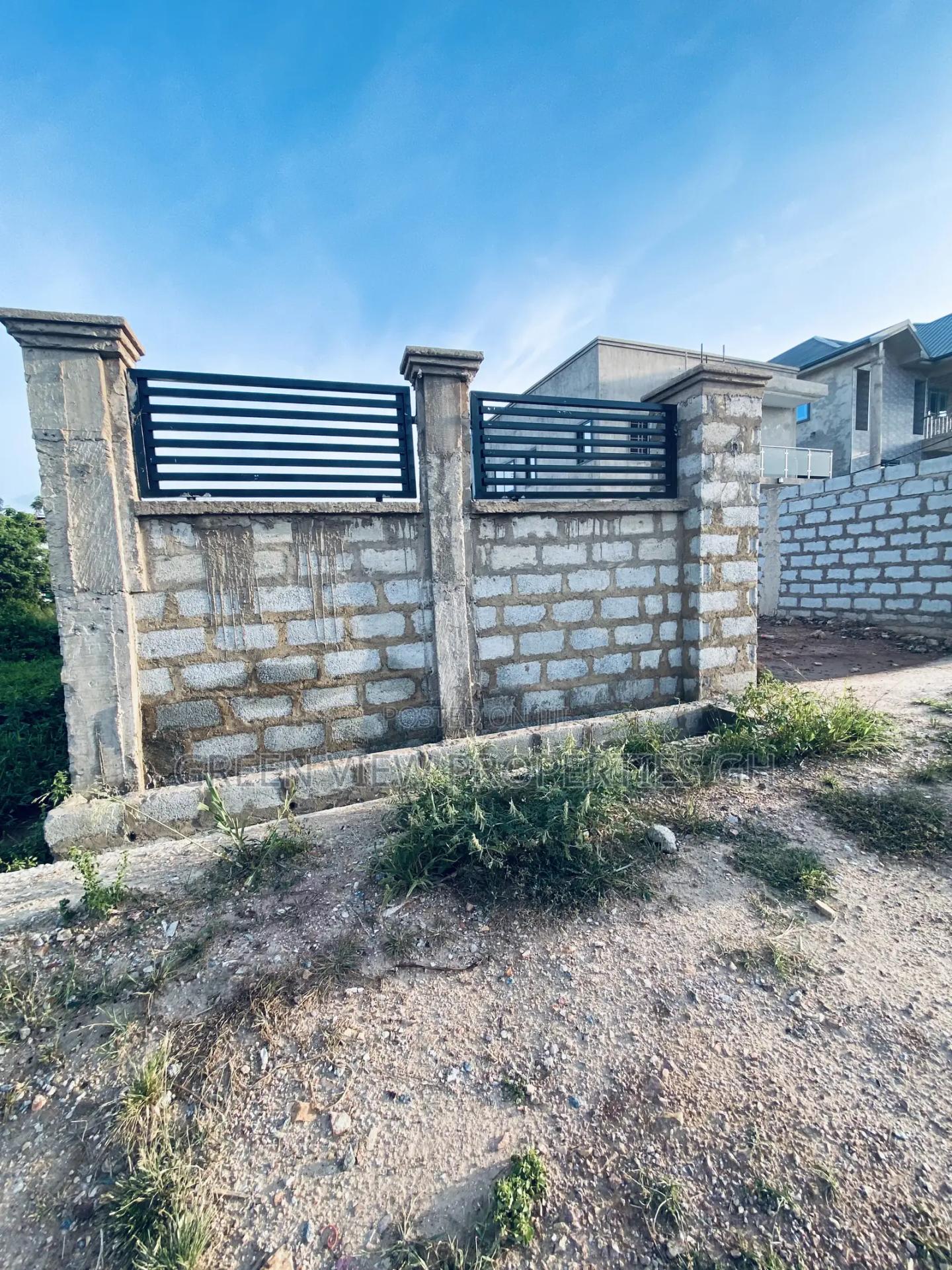 Roadside Half Plot Land for Sale at Old Barrier Bf the West Hills Mall -  Land in Greater Accra, Weija, West Hills Mall Area - Sale