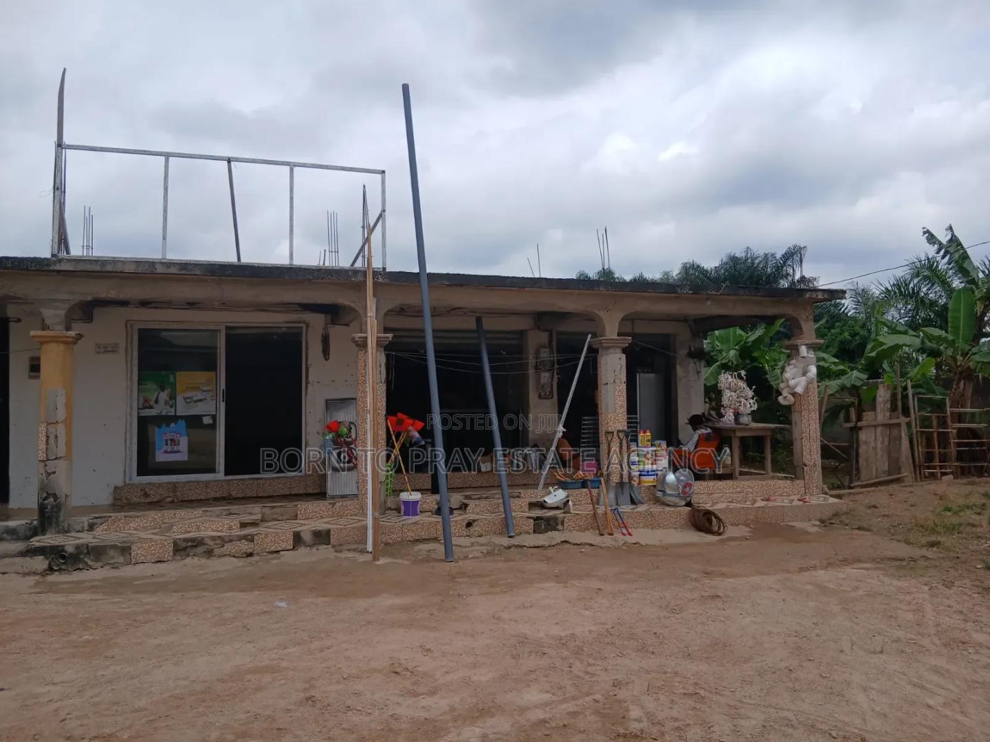 Four (4) Store Downstairs Shop for Sale - Commercial in Ashanti, Ejisu-Juaben Municipal - Sale