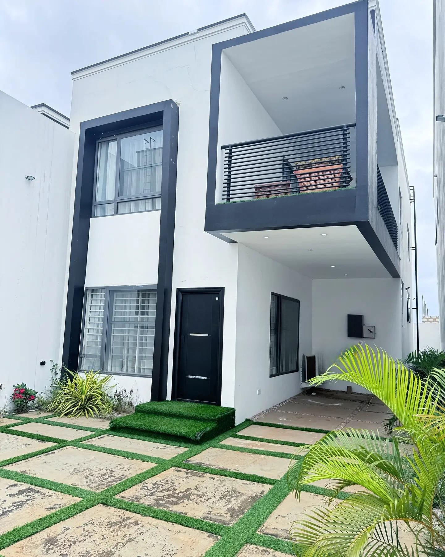 Furnished 3bdrm House in Charclem Ventures, East Legon for sale - 3 bedroom House in Greater Accra, East Legon - Sale