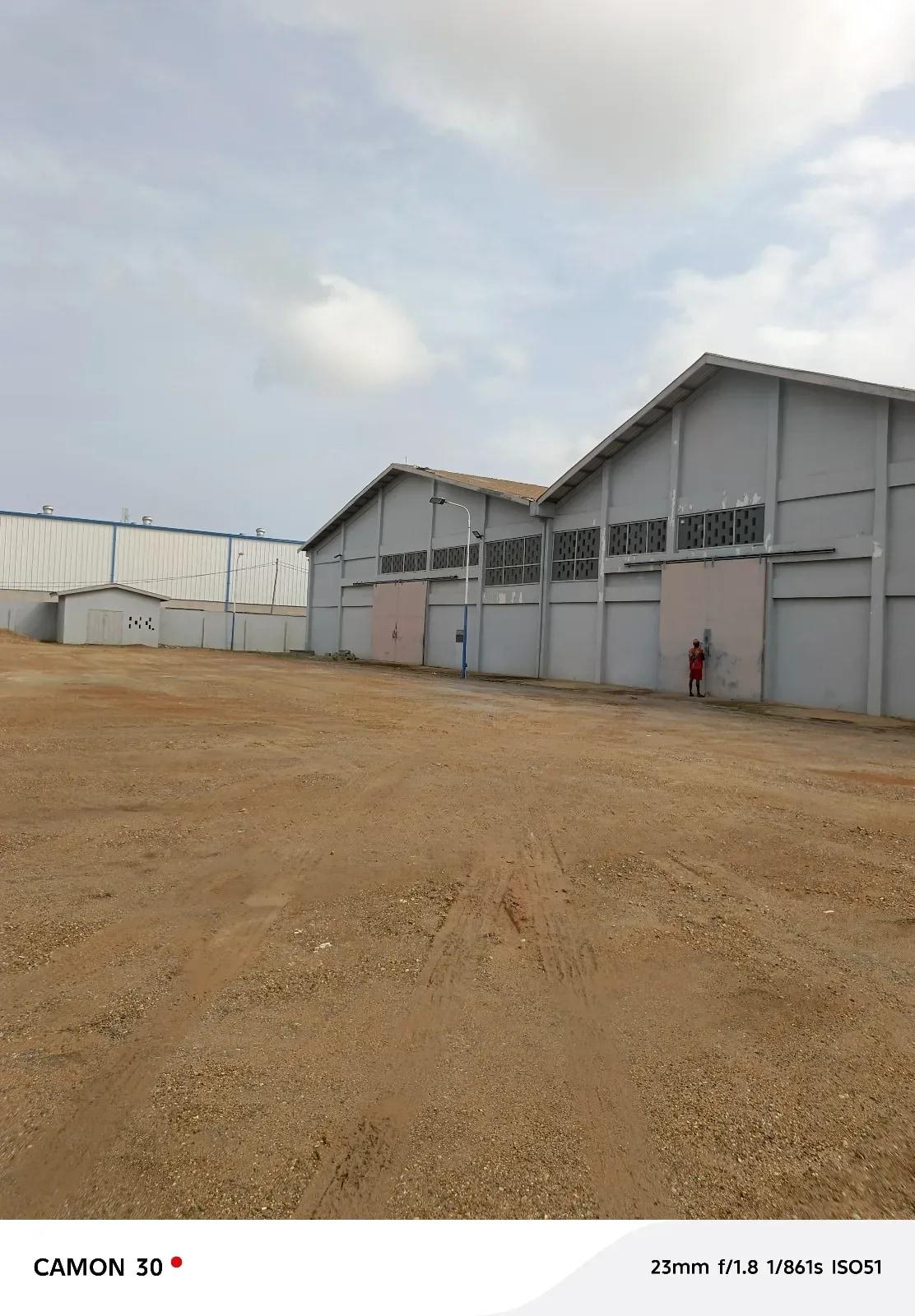 9700 SQM Warehouse With Big Compound at Tema - Commercial in Greater Accra, Tema Metropolitan - Rent